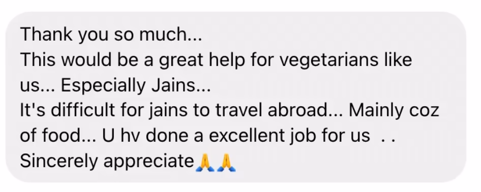 Traveler testimonial 5