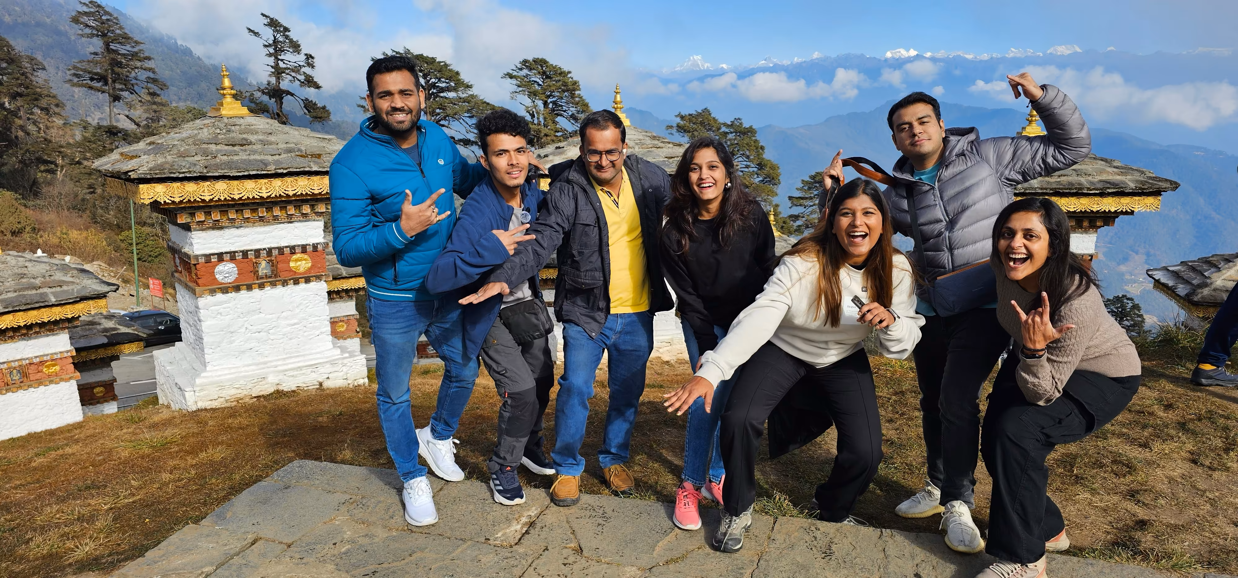 A moment from a group trip