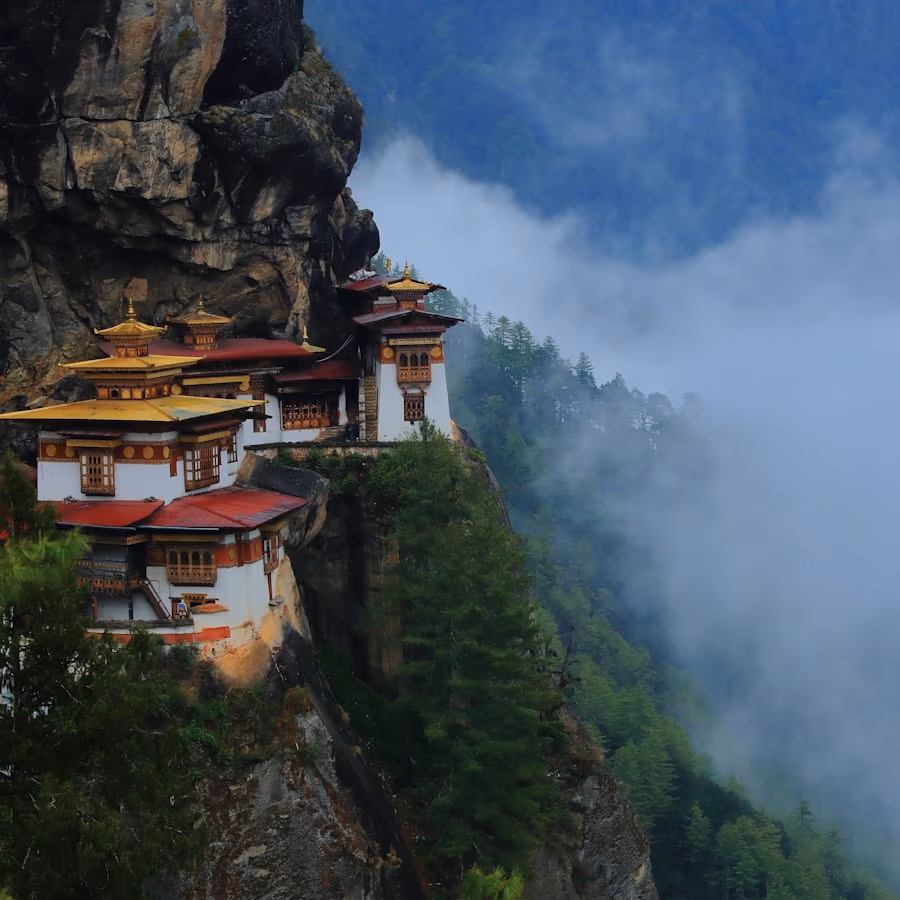 Tiger's Nest monastery in Paro, Bhutan