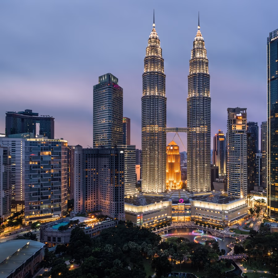 The Kuala Lumpur skyline, Malaysia